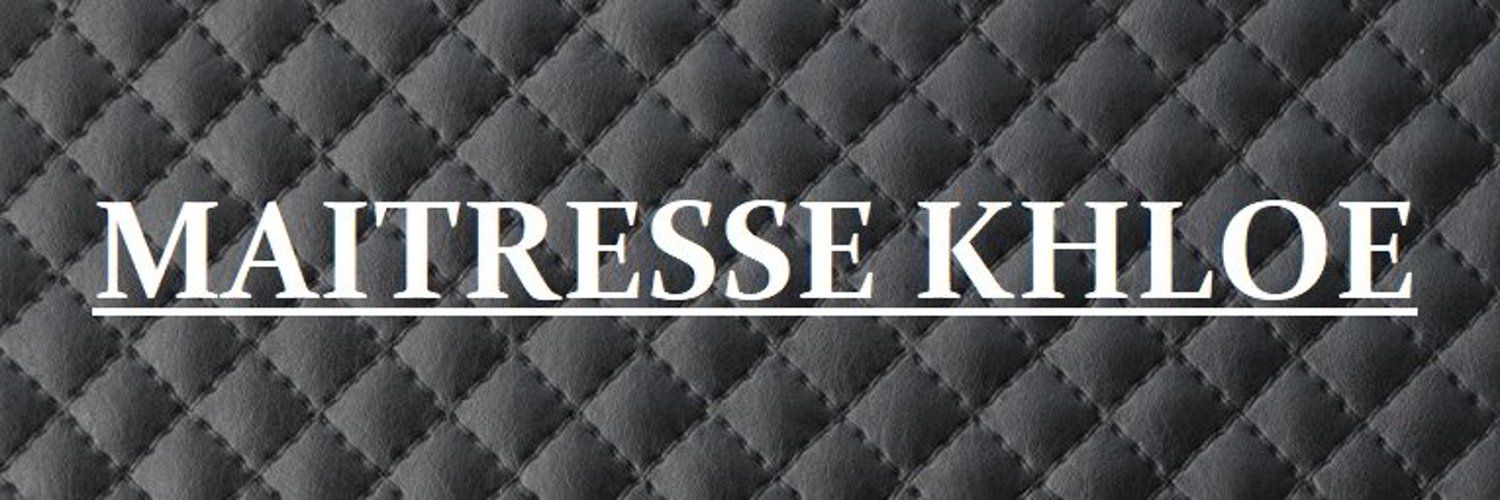 onlyfans Maitresse Khloé profile banner  