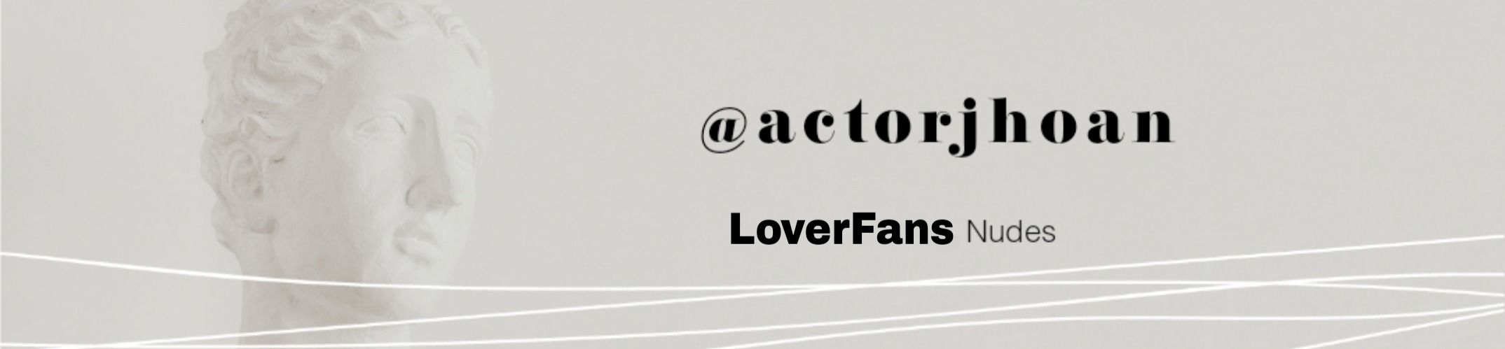 loverfans actorjhoan profile banner