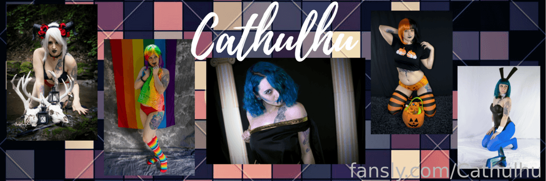 fansly Cathulhu profile banner