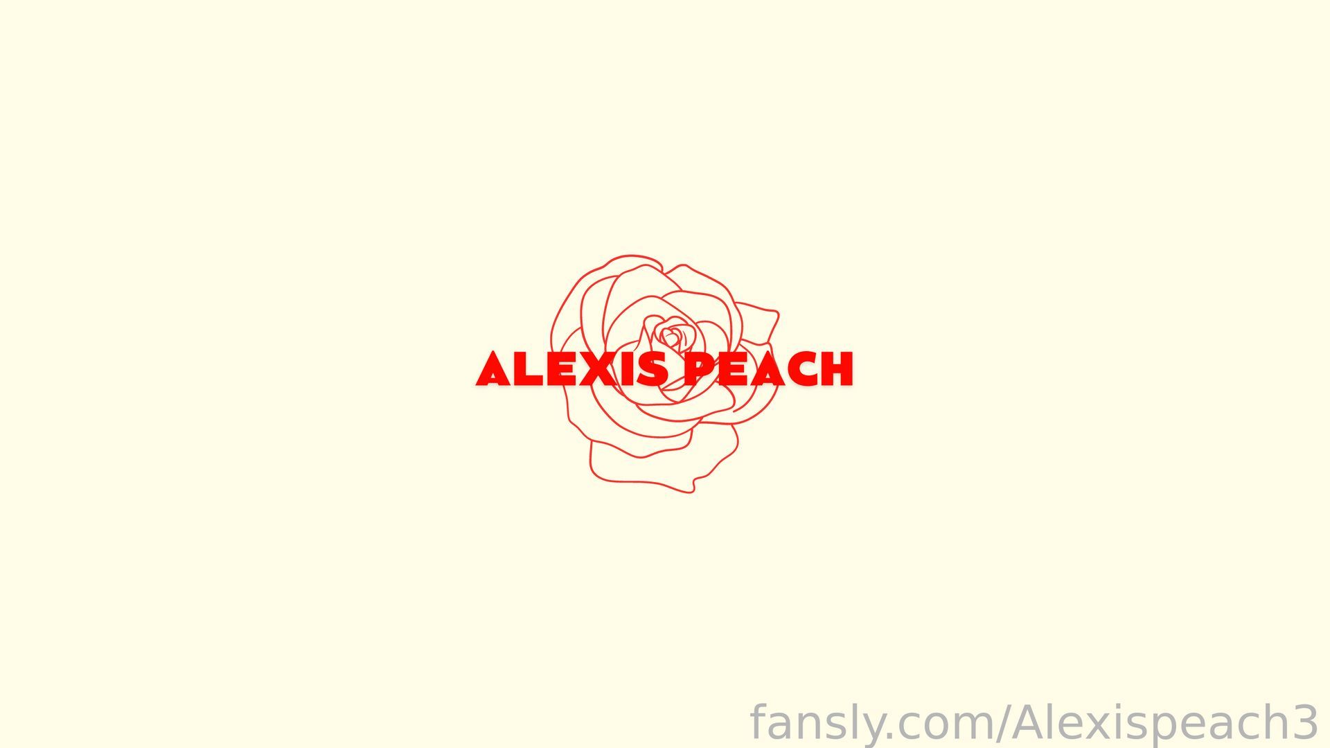 fansly Alexis Peach profile banner