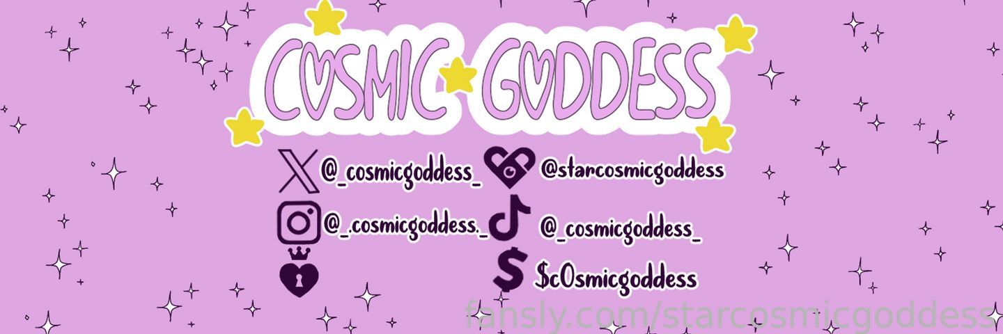 fansly Goddess Star profile banner