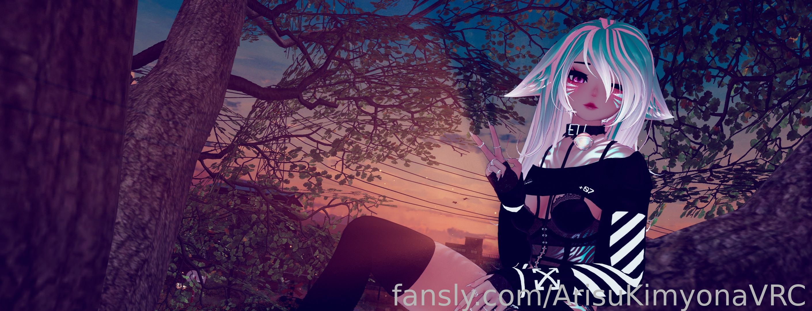 fansly ArisuKimyonaVRC profile banner