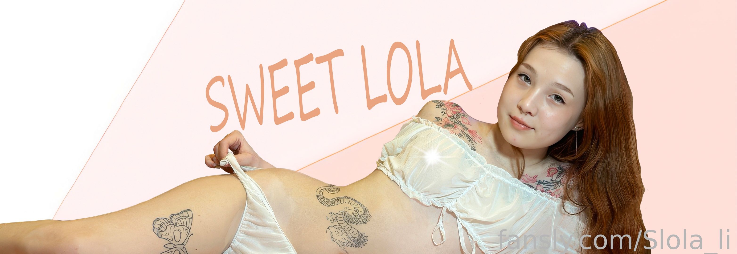 fansly Sweet Lola profile banner
