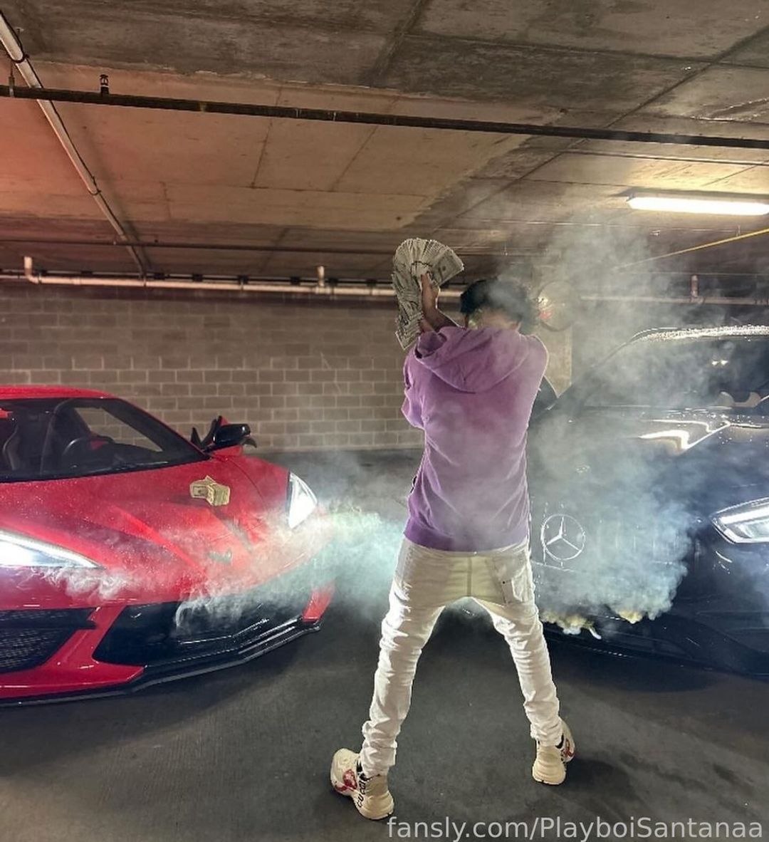 fansly PlayboiSantana profile banner